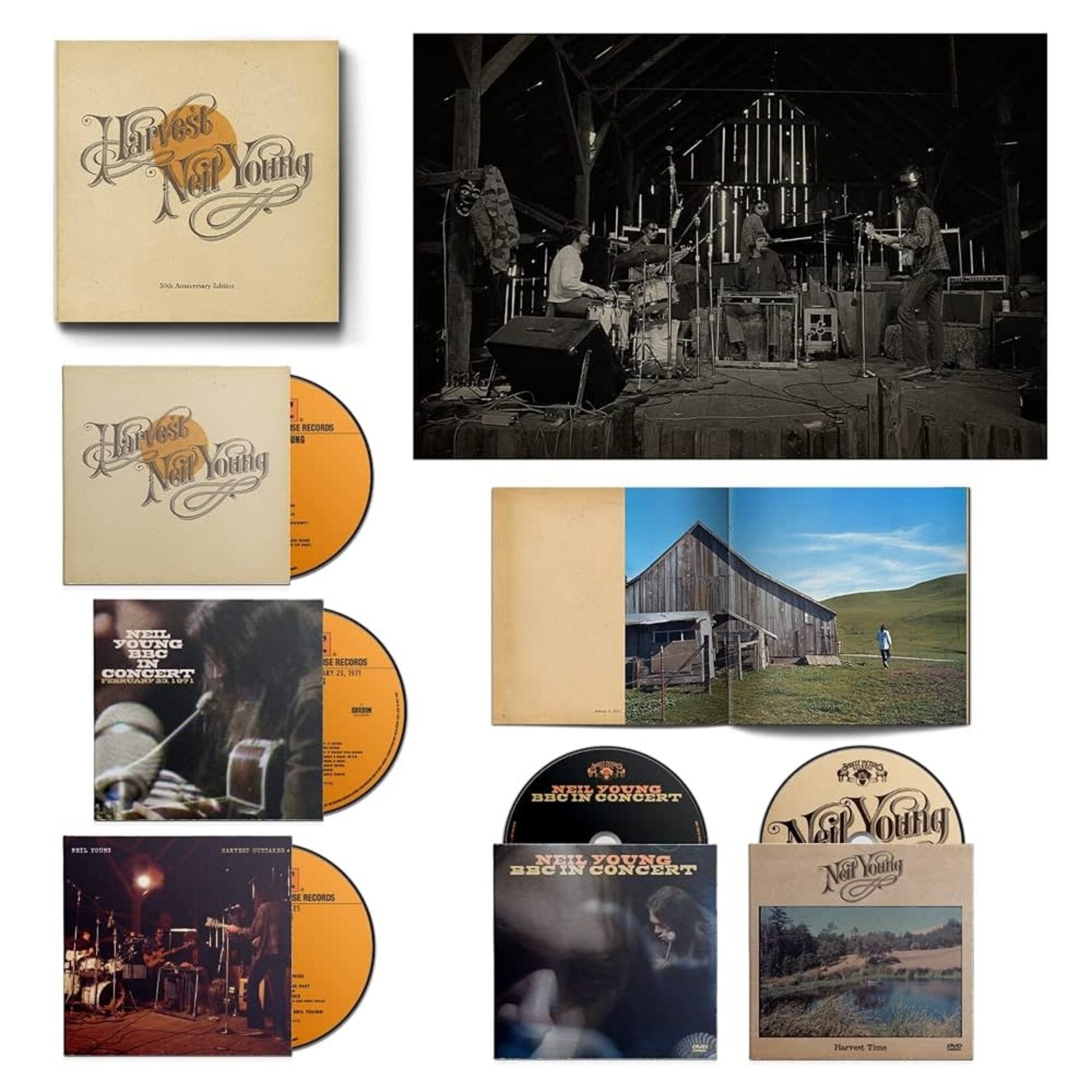 Neil Young - Harvest (50th Ann Ed) [USED 3CD/2DVD/Poster/Book]
