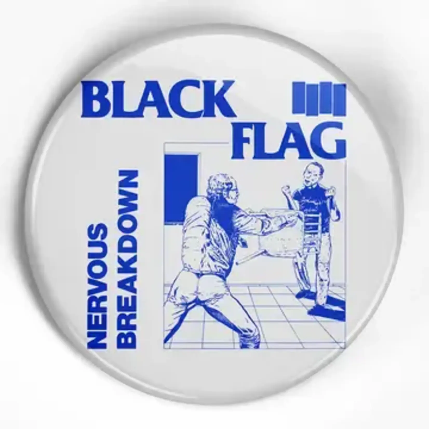 Button - Black Flag: Nervous Breakdown