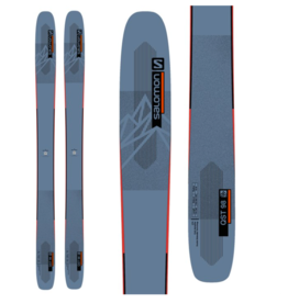 Salomon Men's QST 98 Skis Blue/Orange 2022