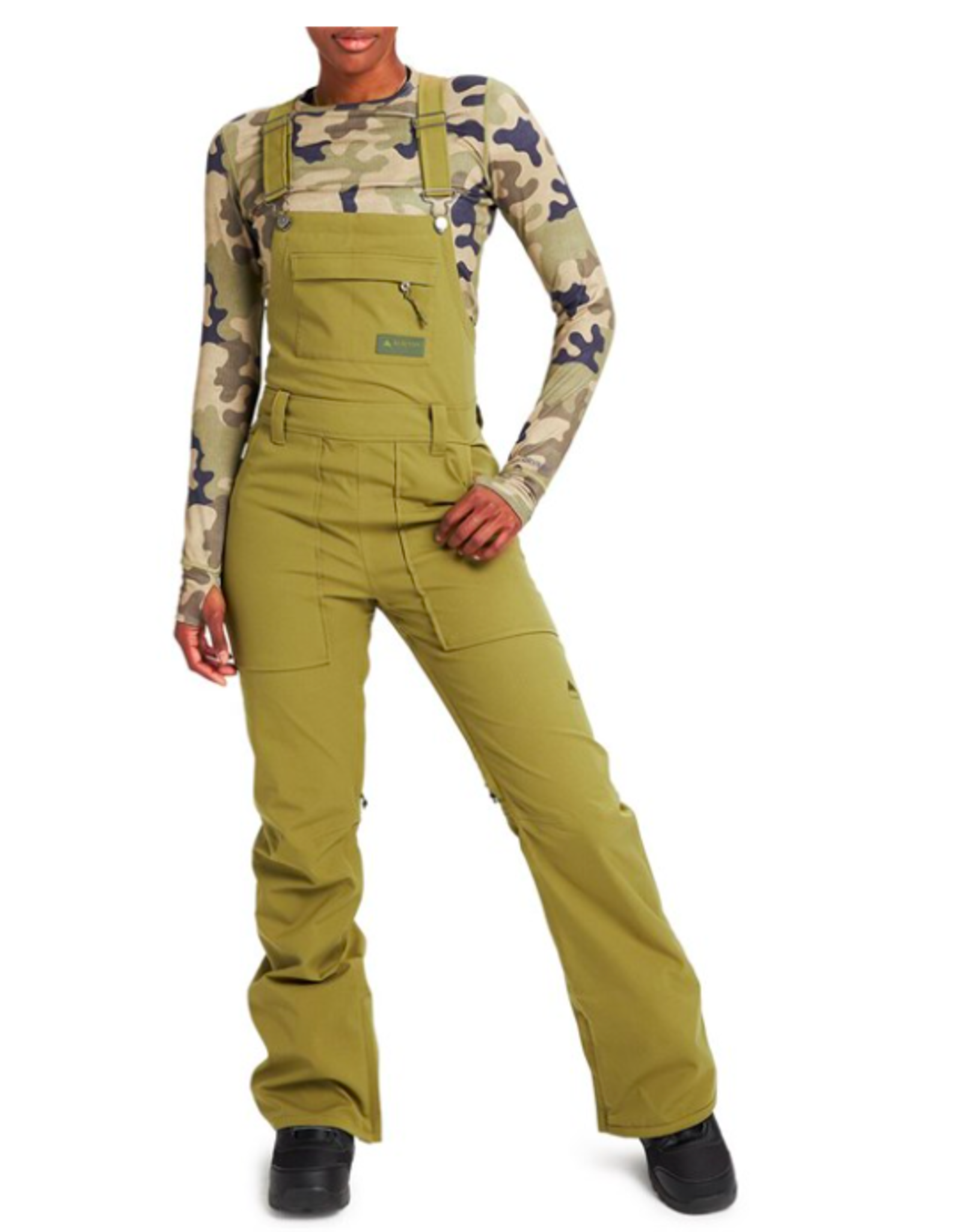 Burton Women s Avalon Bib Pants Martini Olive 2022 Coastal Riders