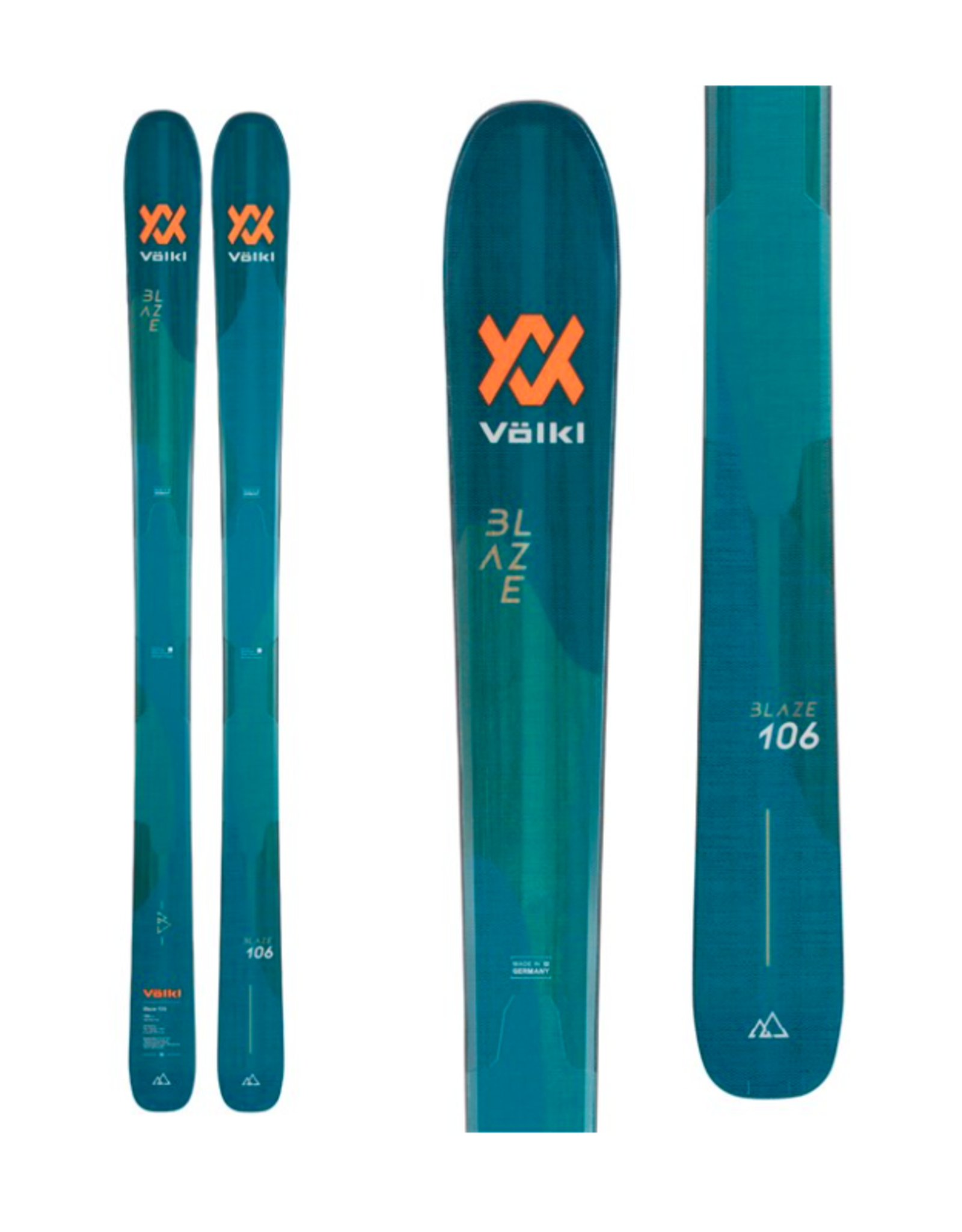 Volkl Men's Blaze 106 Flat Skis 2022
