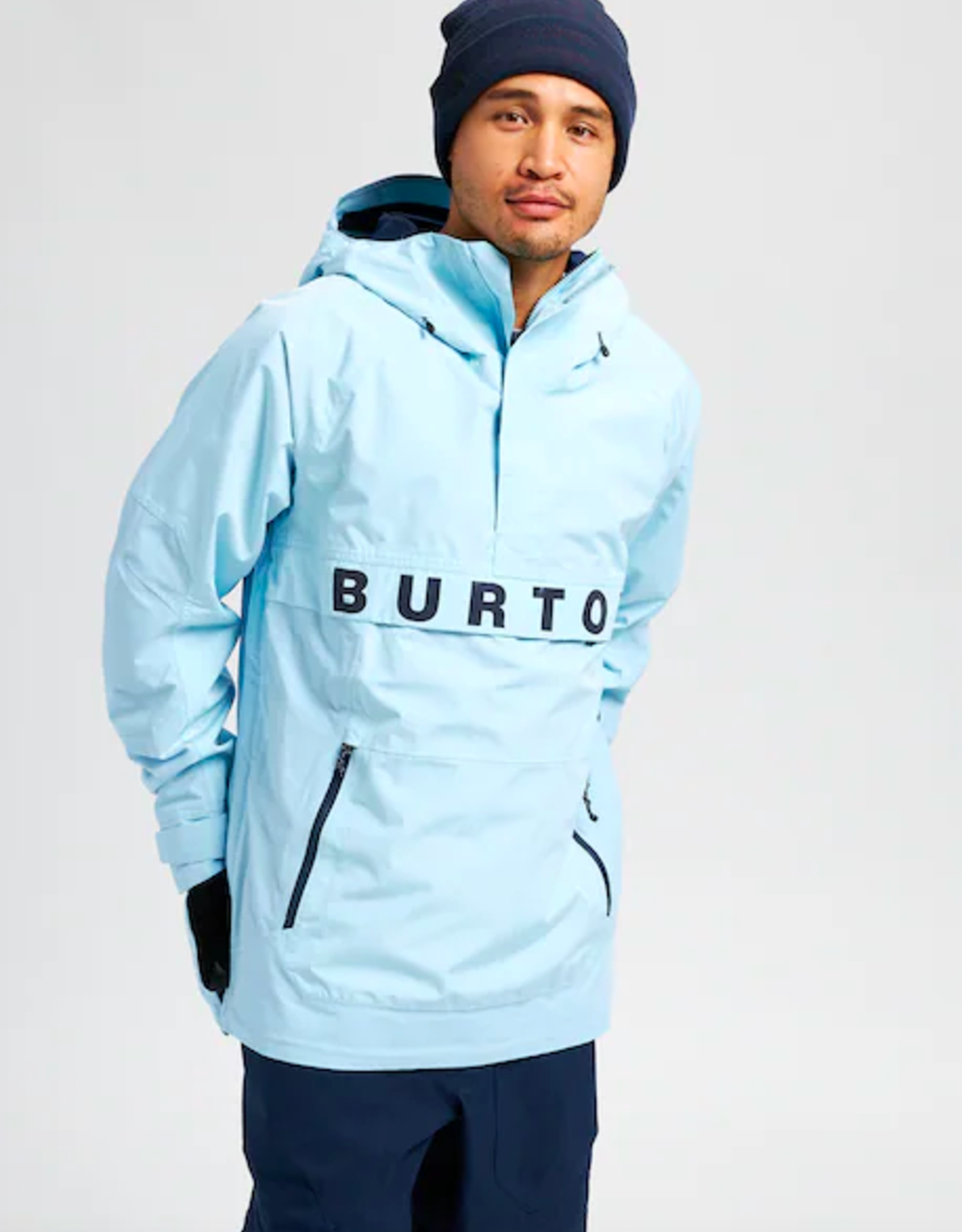 blue burton jacket