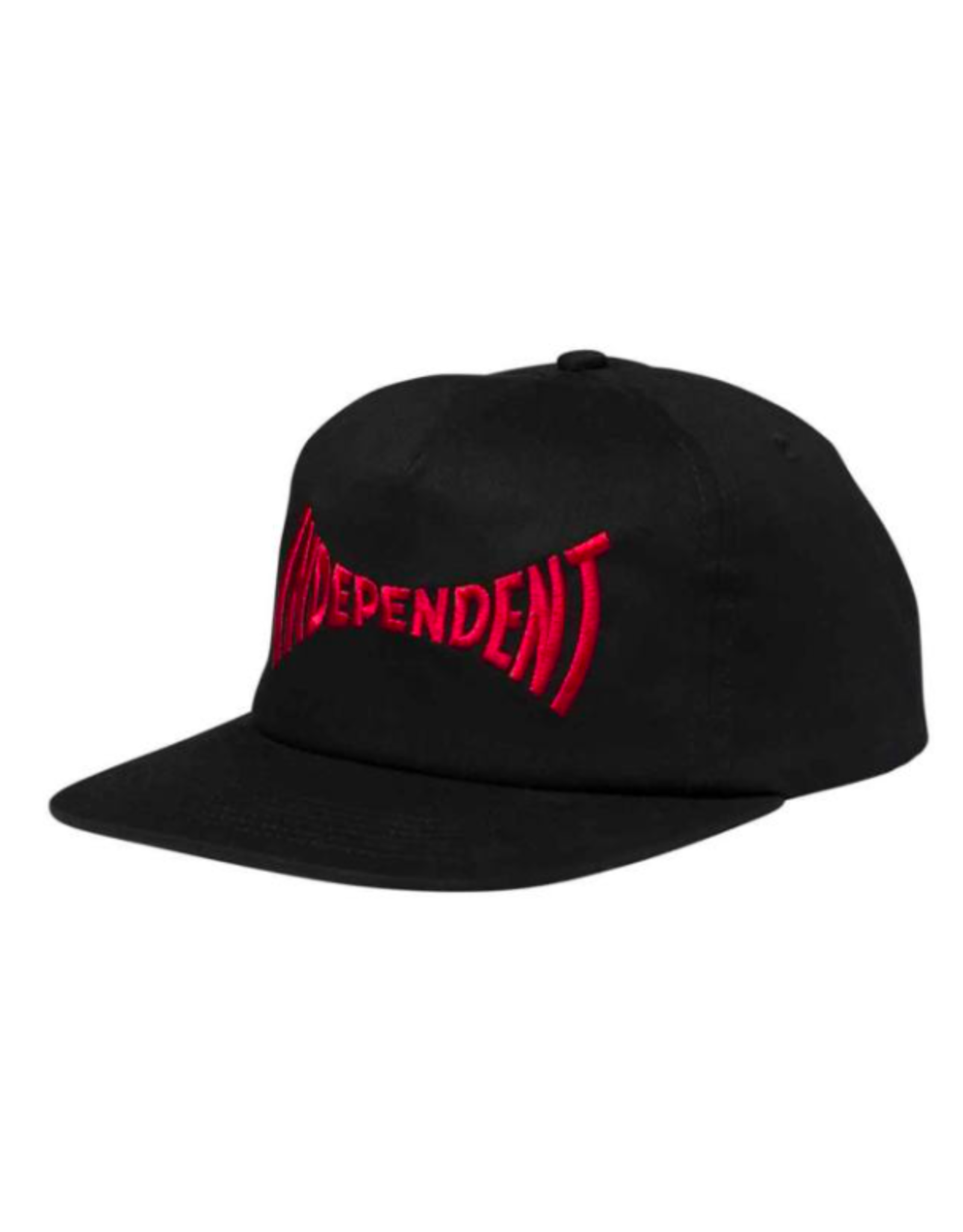 Independent Spanning Snapback Hat Black