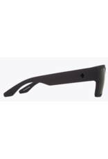 Spy Cyrus Soft Matte Black Sunglasses with Happy Gray Green Polarized Lens
