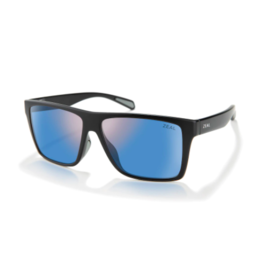 Zeal Cam Matte Black Sunglasses with Horizon Blue Polarized Lens