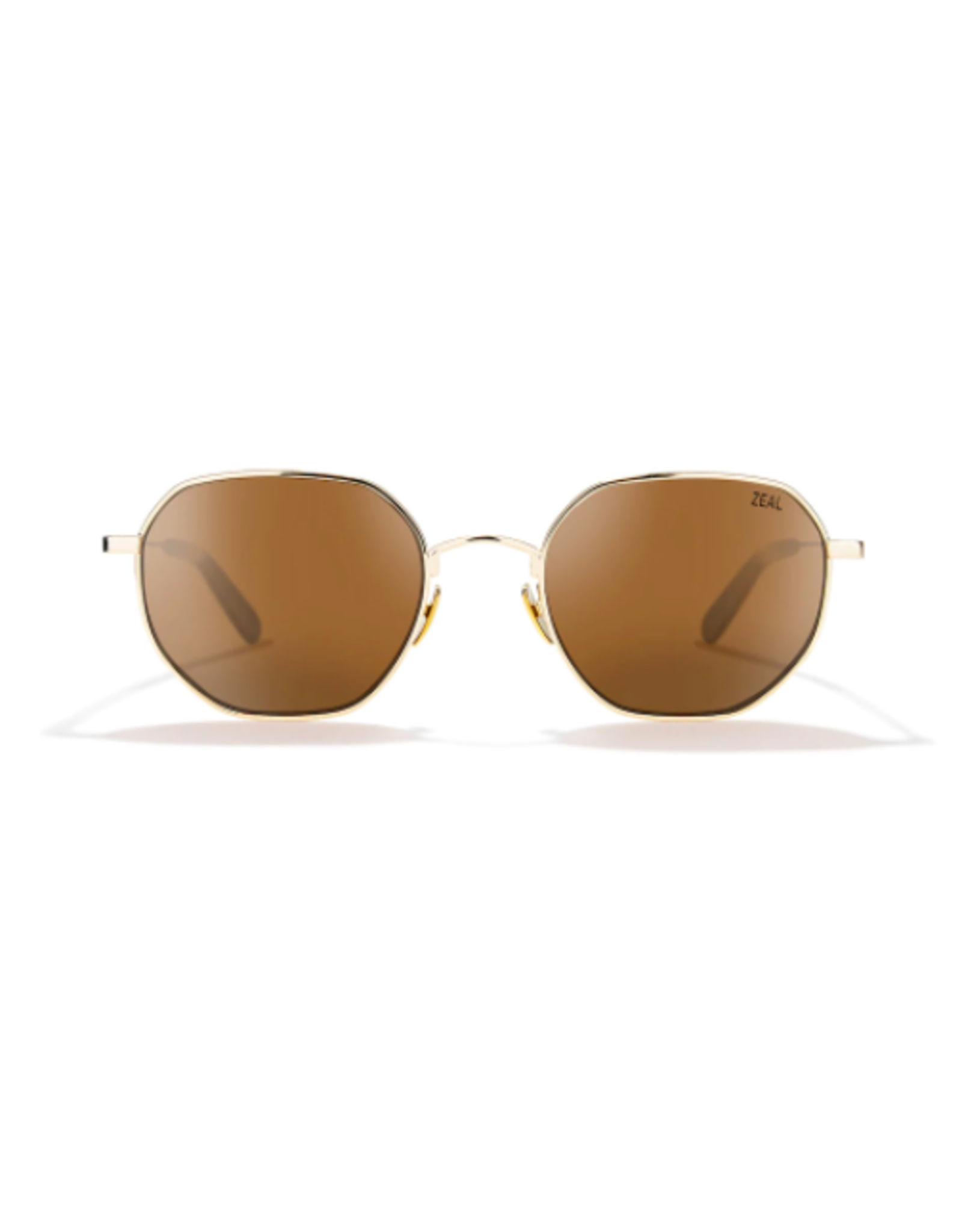 Zeal Easterly Gold Sunglasses with Copper Polarized Lens
