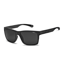 Zeal Brewer Matte Black Sunglasses with Dark Grey Polarized Lens