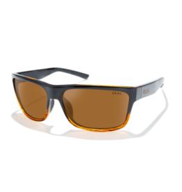 Zeal Rampart Gloss Torched Woodgrain Sunglasses with Copper Polarized Lens