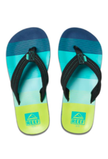 Reef Kid's Ahi Sandals Aqua/Green