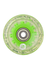 Slime Balls OG Slime Light Ups Wheels with Green LED Bearings 78A 60MM