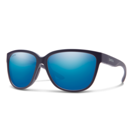 SMITH Smith Monterey Matte Midnight Frame with ChromaPop Polarized Blue Mirror Lens Sunglasses