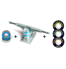 PICTURE WHEELS Picture Wheels Snack Pack Truck+Wheels +Bearings Combo 5.0