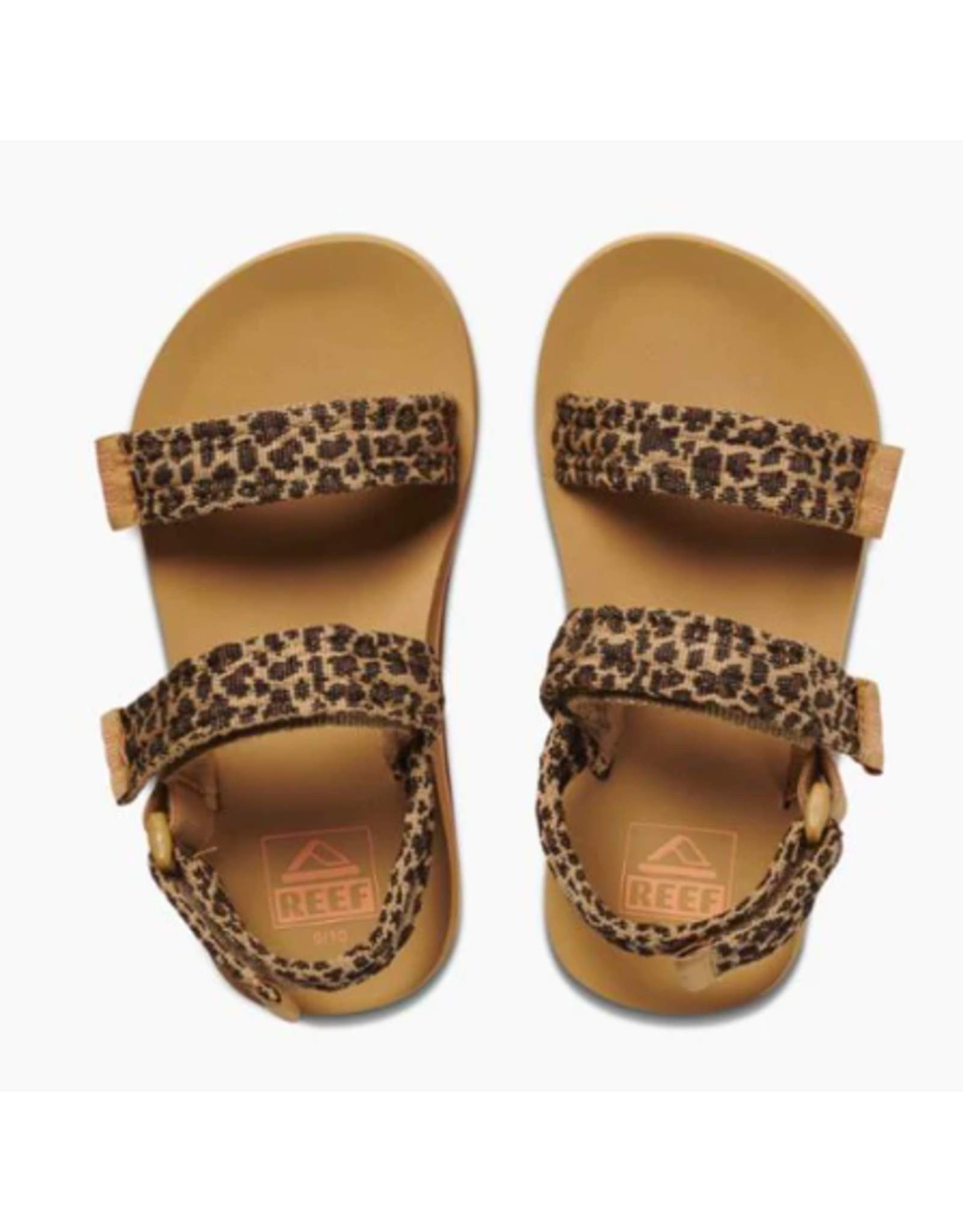 Reef Kid's Little Ahi Convertible Sandals Leopard
