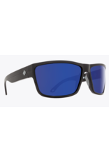Spy Rocky Black Sunglasses with Happy Bronze Polarized with Blue Spectra Mirror Lens
