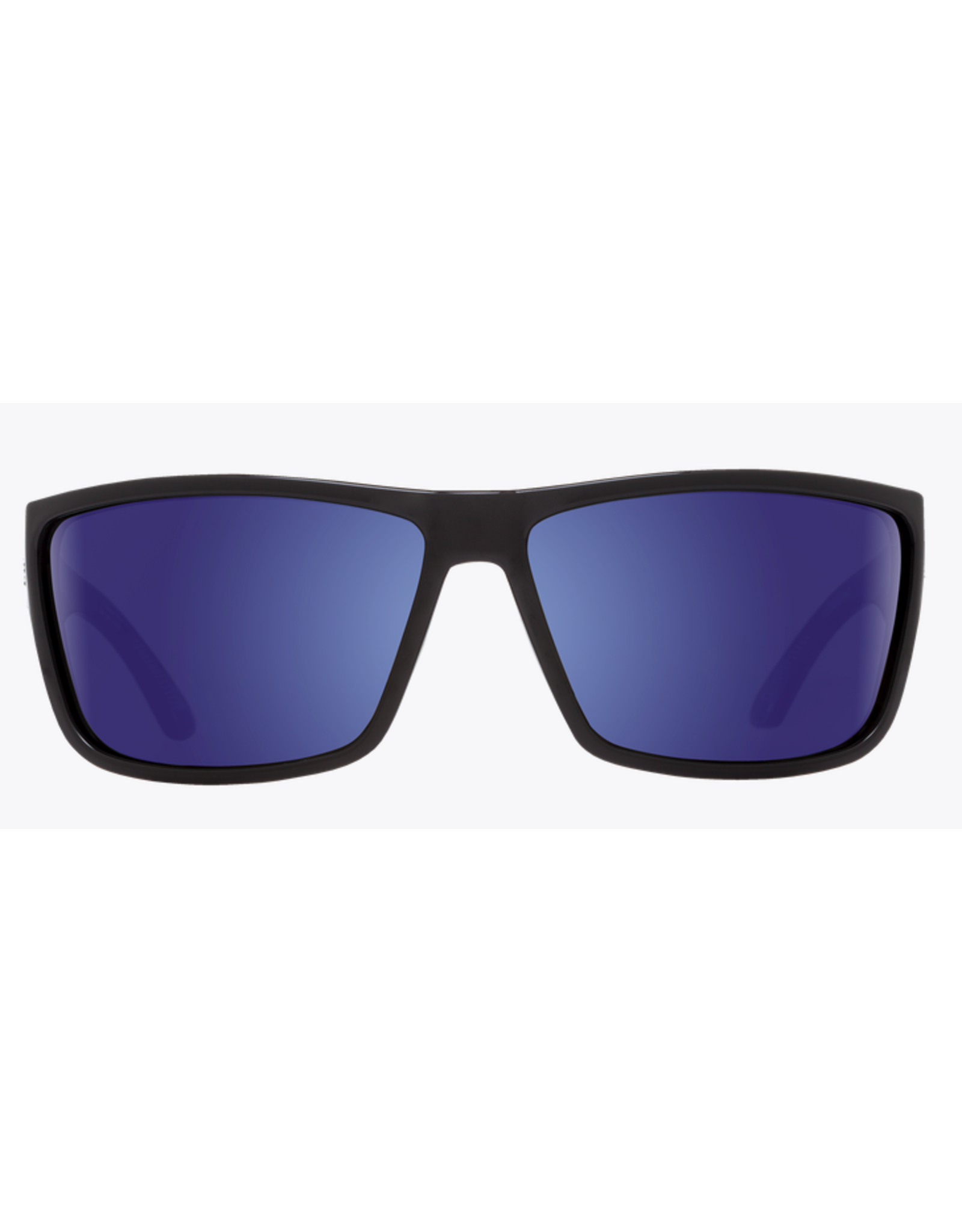Spy Rocky Black Sunglasses with Happy Bronze Polarized with Blue Spectra Mirror Lens
