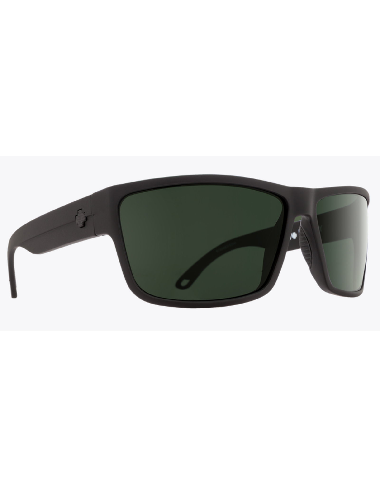 Spy Rocky Black Sunglasses with Happy Grey Green Lens