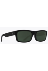 Spy Discord Lite Soft Matte Black Sunglasses with Happy Grey Green Polarized Lens