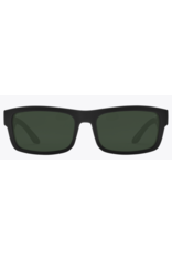 Spy Discord Lite Soft Matte Black Sunglasses with Happy Grey Green Polarized Lens