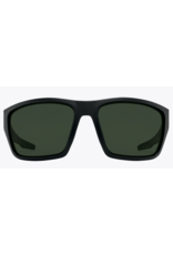 Spy Dirty Mo Tech Soft Matte Black Sunglasses with Happy Dark Grey Green/Dark Blue Spectra Mirror Lens