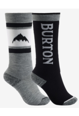 BURTON Burton Kid's Weekend Midweight Socks  2 Pack True Black 2023