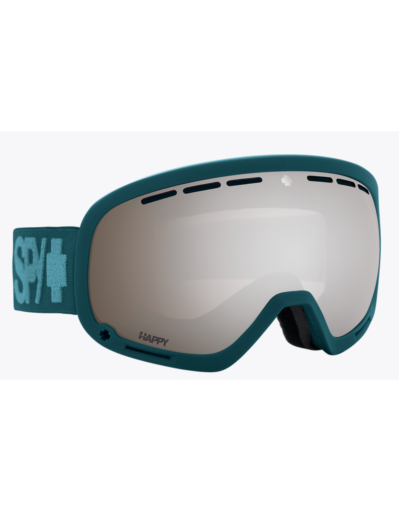 Spy Marshall SMS Monochrome Teal Goggles with Happy ML Rose/Silver Spectra Mirror Lens