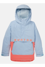 BURTON Burton Kid's Frostner Anorak Jacket Ballad Blue/Tetra Orange 2023