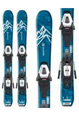 Salomon L QST Jr XS Skis with C5 GW J75 Ski Bindings 2024