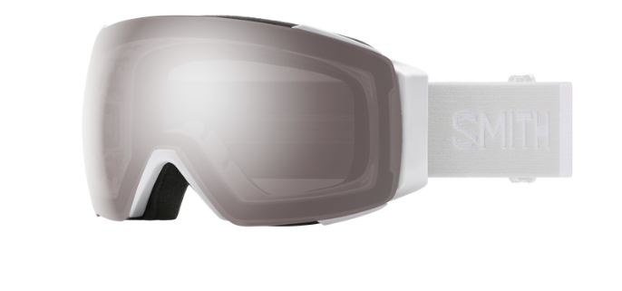 Smith I/O MAG White Vapor Goggles+ChromaPop Sun Platinum Mirror/ChromaPop  Storm Blue Sensor Mirror Lens 2023