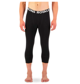 MONS ROYALE Mons Royale Men's Cascade Flex 200 3/4 Legging Logo Black 2023