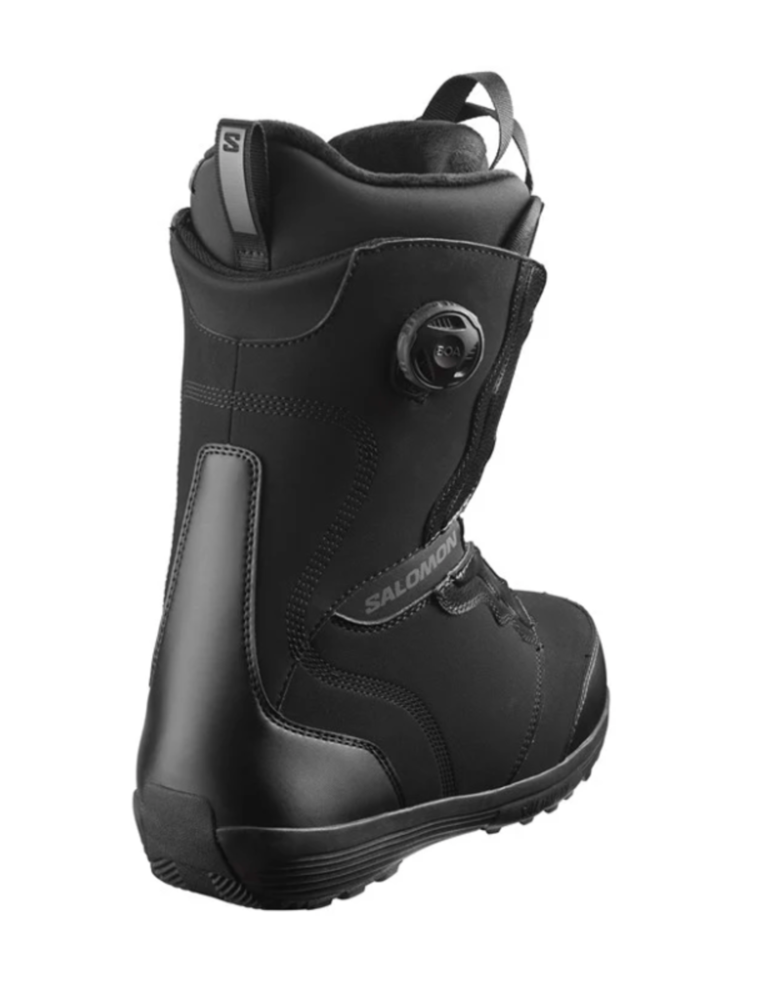 Salomon Women's Ivy Boa SJ Boa Snowboard Boots Black/Castlerock Grey 2024