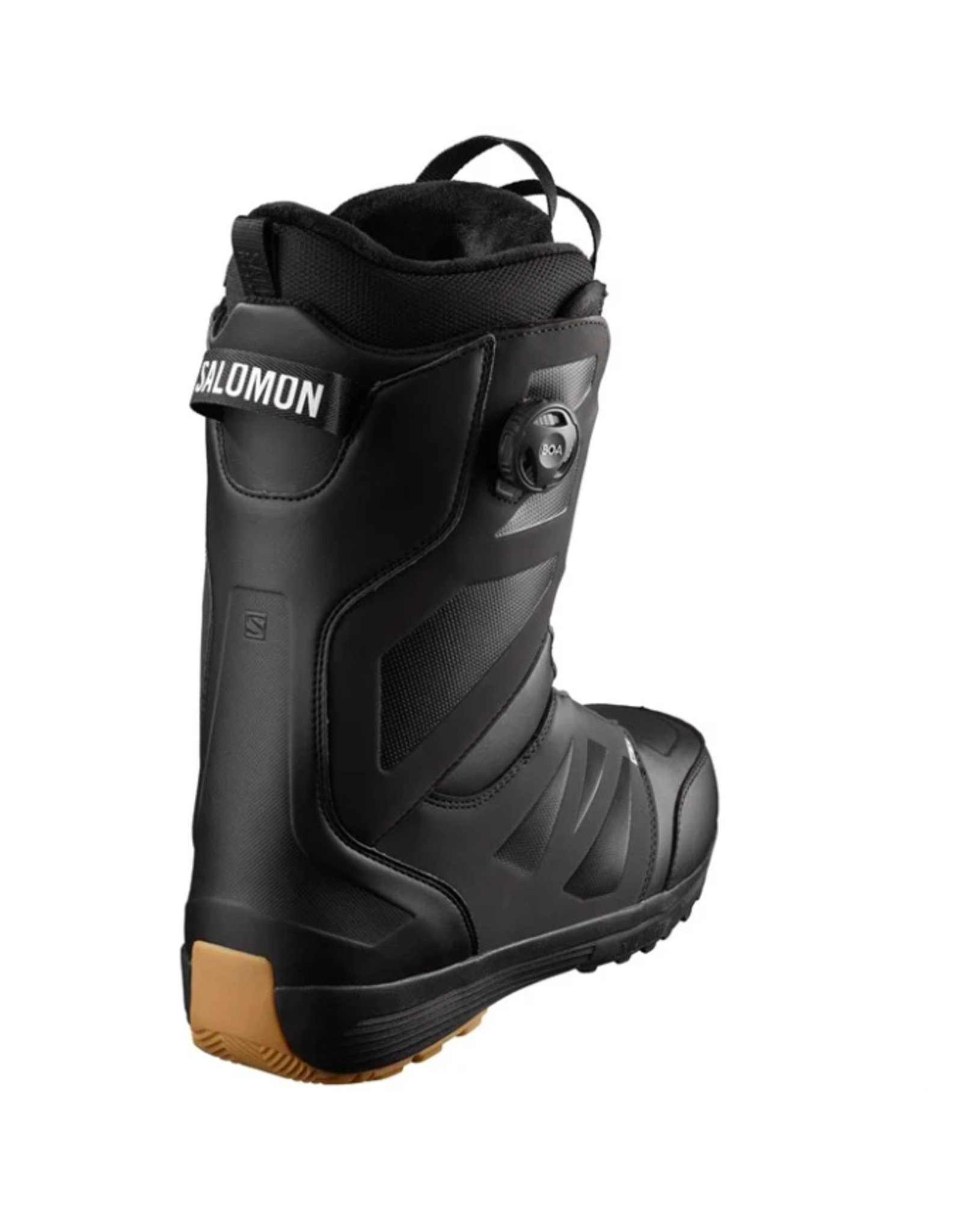 Salomon Men s Launch Boa SJ Snowboard Boots Black White 2024 Coastal Riders