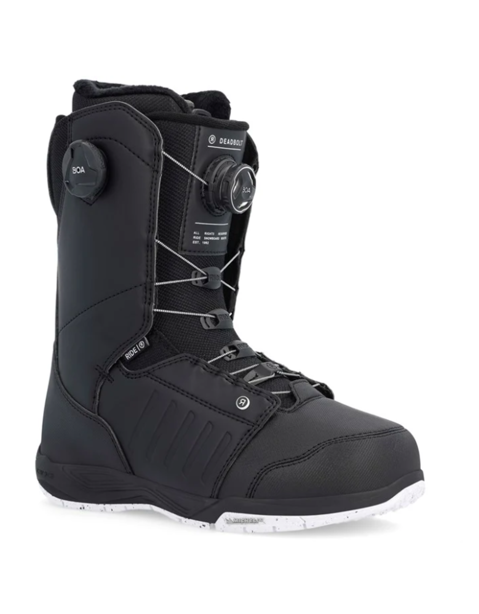 RIDE Ride Men's Deadbolt Zonal Snowboard Boots Black 2024