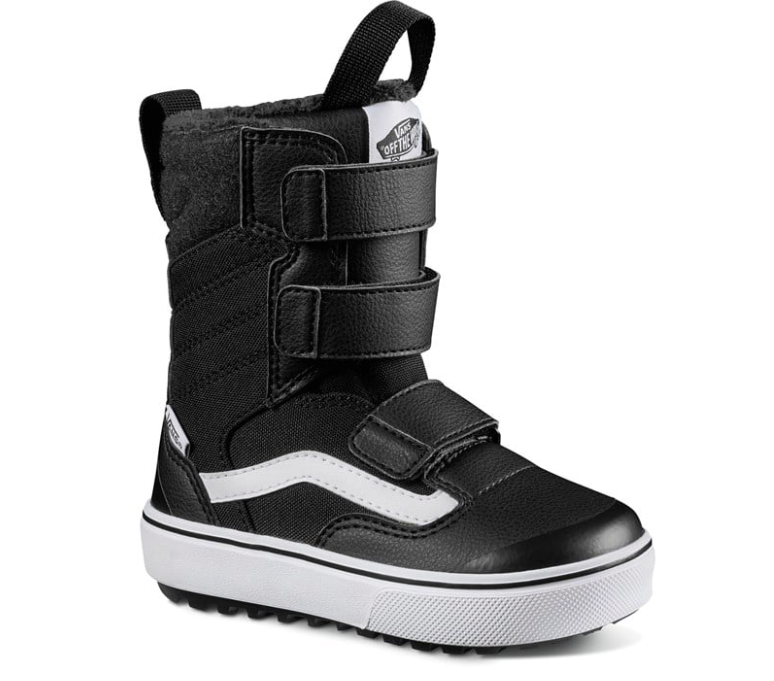 Vans Kid's Juvie Mini Snowboard Boots Black/White 2024 - Coastal