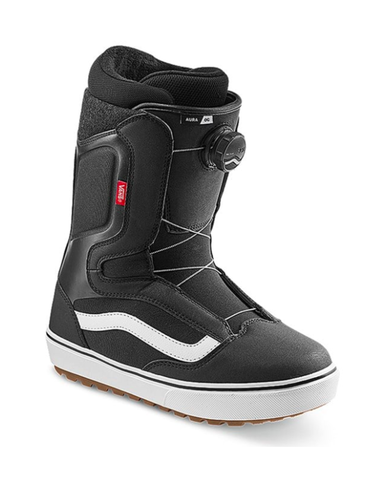 Vans Men's Aura OG Snowboard Boots Black/White 2024