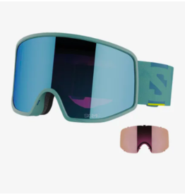 Salomon Sentry Pro Atlantic Goggles with Sigma Sky Blue+Sigma Silver Pink Lens 2024