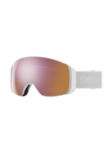 SMITH Smith 4D Mag Low Bridge Fit White Vapor Goggles with ChromaPop Everyday Rose Gold Mirror+ChromaPop Storm Rose Flash Lens 2024