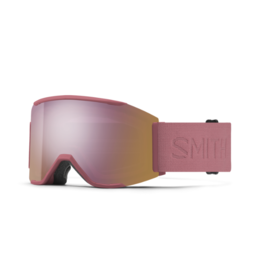 SMITH Smith Squad Mag Low Bridge Fit Chalk Rose Goggles with ChromaPop Everyday Rose Gold Mirror+ChromaPop Storm Blue Sensor Mirror Lens 2024