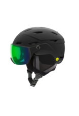 SMITH Smith Survey MIPS Helmet Matte Black with ChromaPop Everyday Green Mirror Lens Goggles 2024