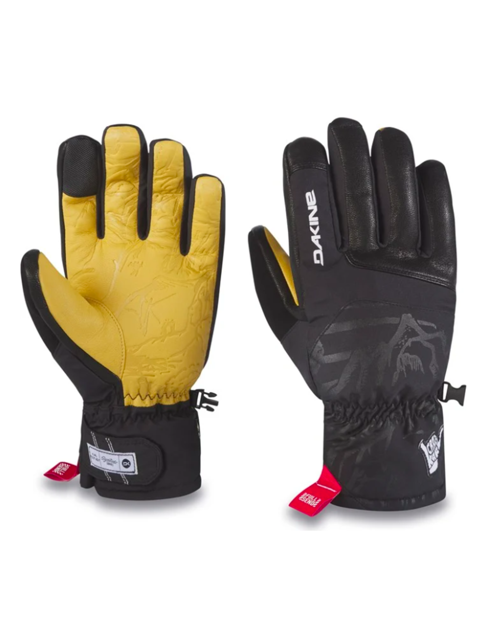 DAKINE Dakine Men's Team Fillmore Gore-Tex Short Gloves Karl Fostvedt Black 2024