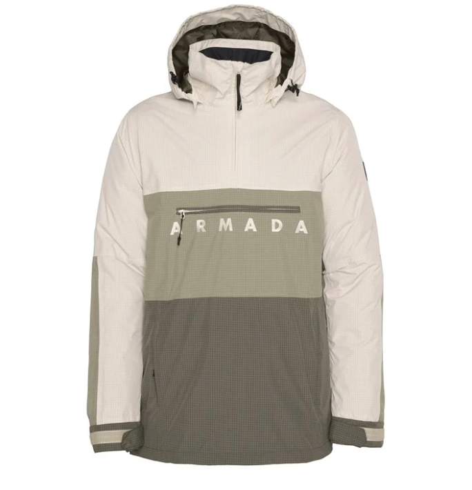 Armada Men's Salisbury 2L Anorak Jacket Natural/Sage/Olive 2024