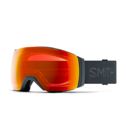 SMITH Smith I/O MAG XL Low Bridge Fit Slate Goggles with ChromaPop Everyday Red Mirror+ChromaPop Storm Blue Sensor Mirror Lens 2024