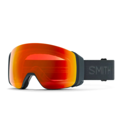 SMITH Smith 4D Mag Low Bridge Fit Slate Goggles with ChromaPop Everyday Red Mirror+ChromaPop Storm Yellow Flash Lens Goggles 2024