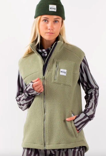 Eivy Women's Lumberjackie Sherpa Vest Faded Oak 2024 - Coastal Riders