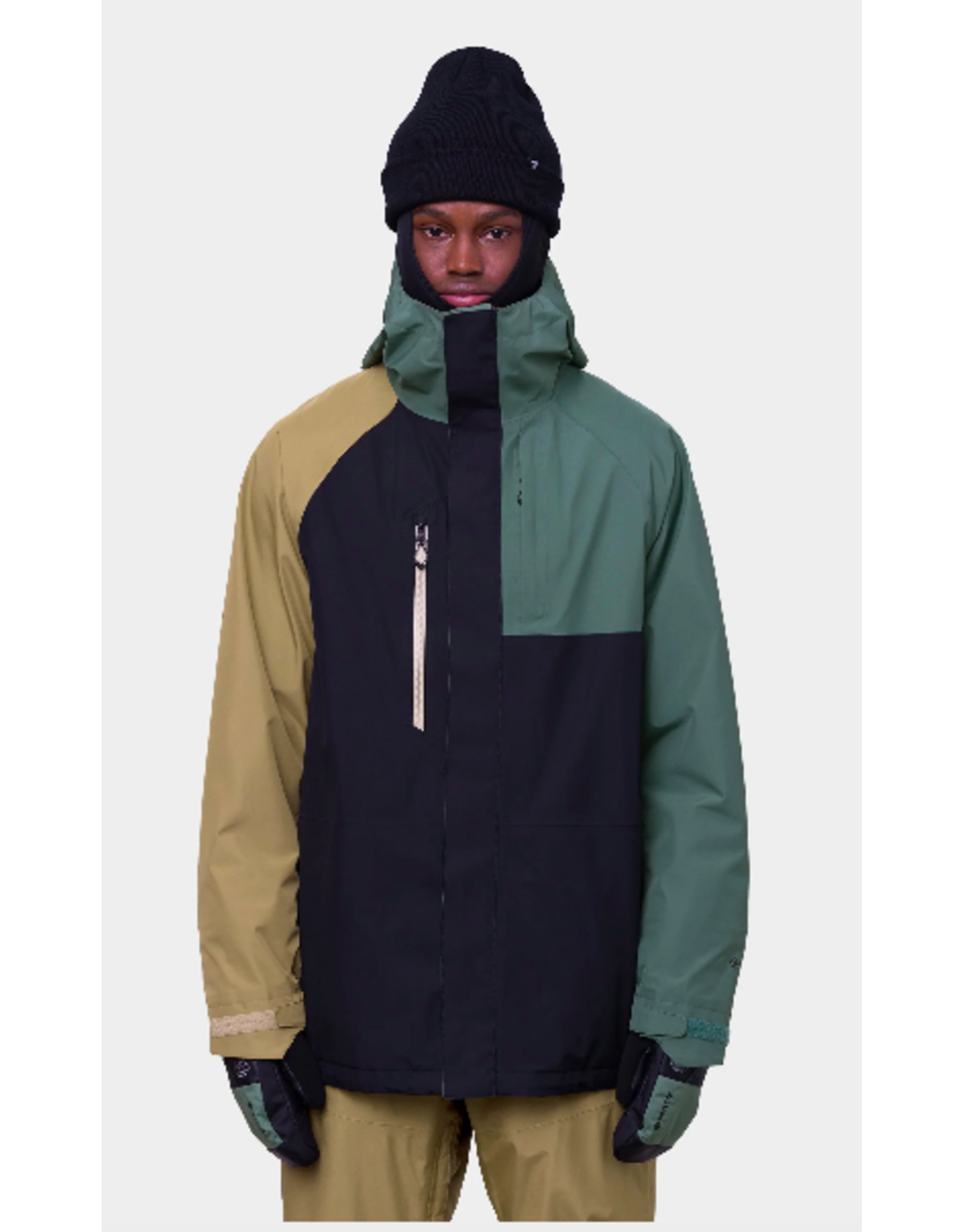 686 Men's Gore-Tex Core Shell Jacket Cypress Sage Colorblock 2025