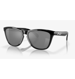 Oakley Frogskins Polished Black Sunglasses with Prizm Black Lens