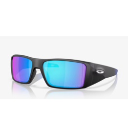 Oakley Heliostat Matte Black Sunglasses with Prizm Sapphire Polarized Lens