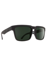 SPY OPTICS Spy Helm Soft Matte Black Sunglasses with Happy Gray Green Polarized Lens