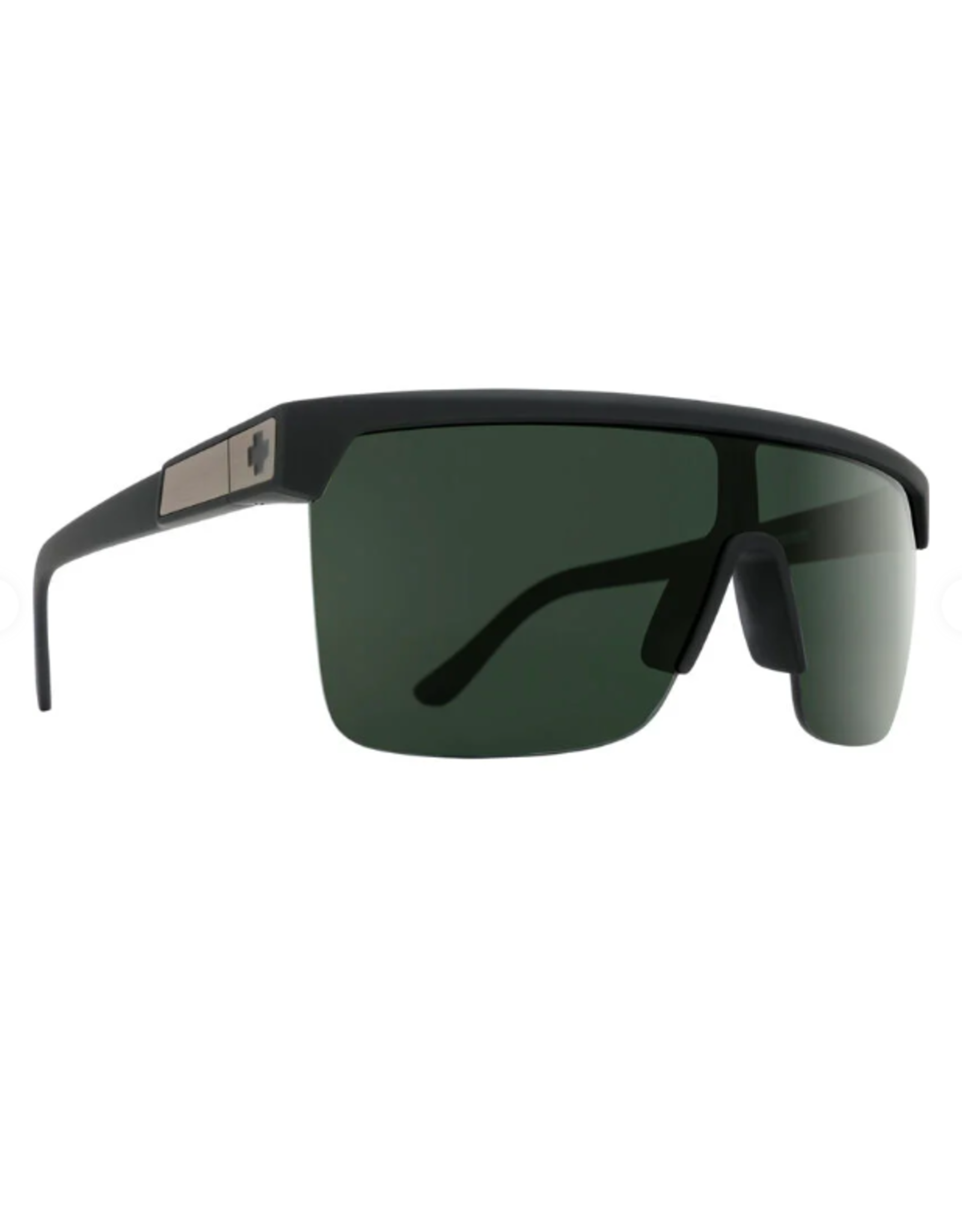 SPY OPTICS Spy Flynn 5050 Soft Matte Black Sunglasses with Happy Gray Green Lens