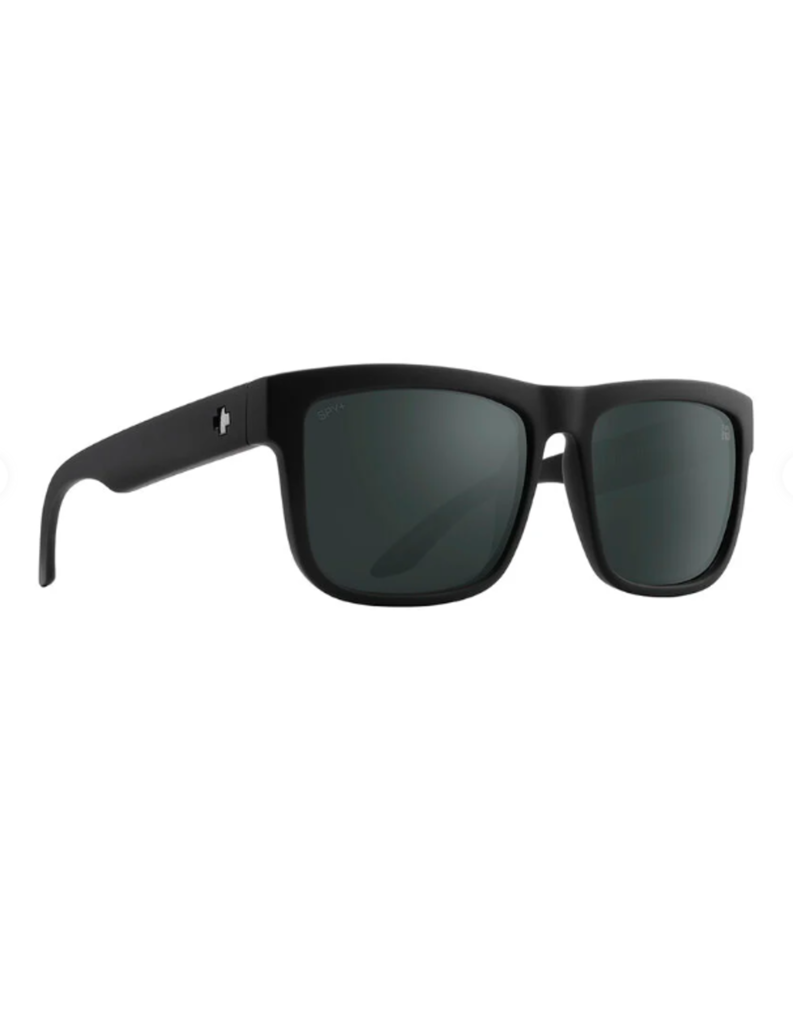 SPY OPTICS Spy Discord Soft Matte Black Sunglasses with Happy Boost Polarized Black Mirror Lens