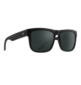 SPY OPTICS Spy Discord Soft Matte Black Sunglasses with Happy Boost Polarized Black Mirror Lens